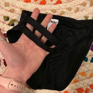 Mossimo Supply Co. Swim - Mossimo black double strap bikini bottoms Mossimo Supply Co. Swim - Mossimo black double strap bikini bottoms